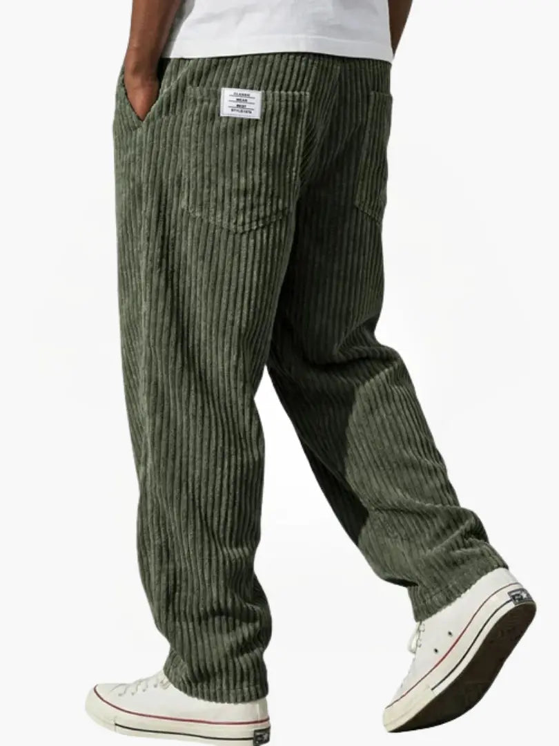 Monaco | Elegant, Comfortable & Versatile Men's Trousers – Loose-Fit Corduroy 8