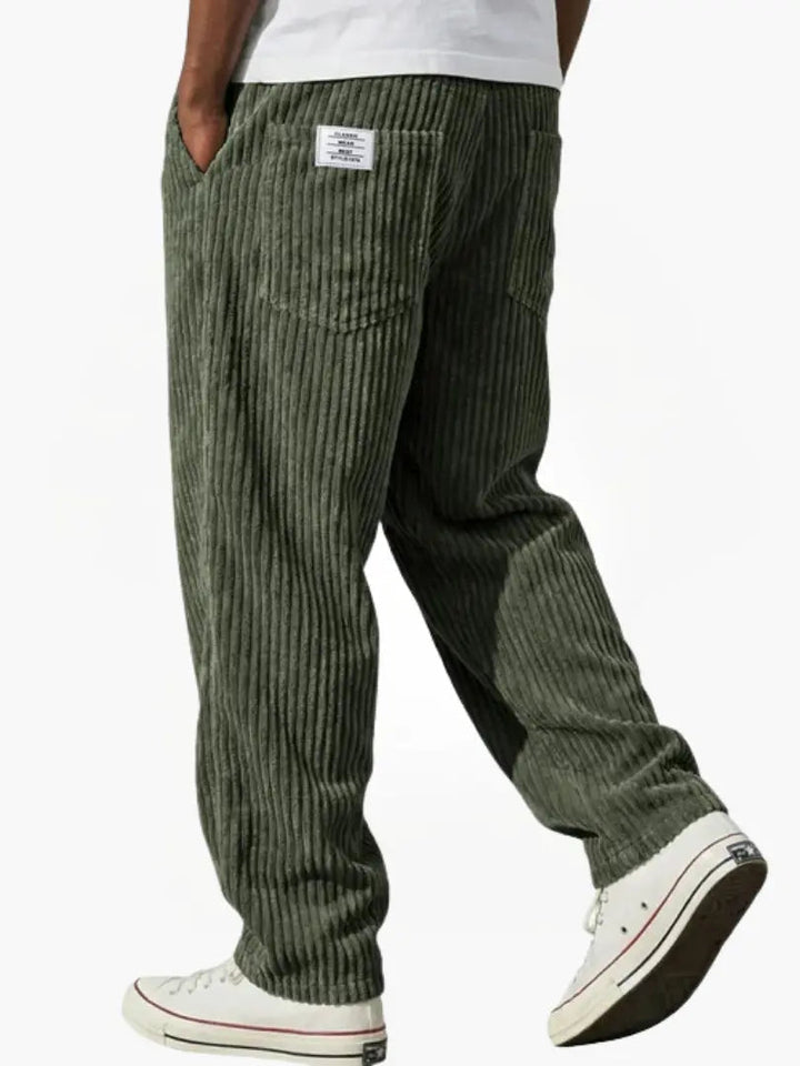 Monaco | Elegant, Comfortable & Versatile Men's Trousers – Loose-Fit Corduroy 8
