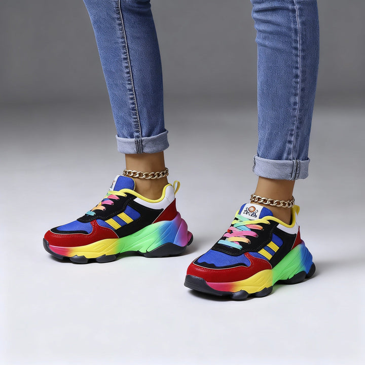 Natalie | Orthopedic Lightweight Multi-Color Sneakers 0