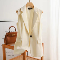 Natalie| Blazer Senza Maniche Chic da Sovrapporre