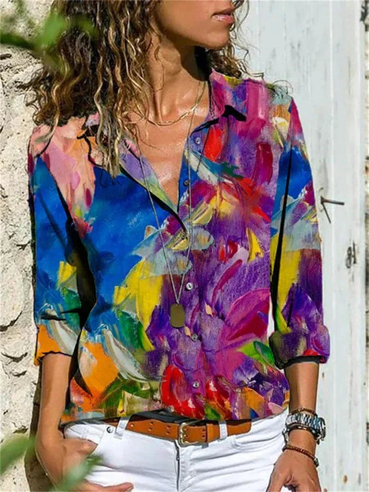 Natasha | Elegant Design Long Sleeve Blouse 0