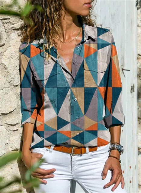 Natasha | Elegant Design Long Sleeve Blouse 2