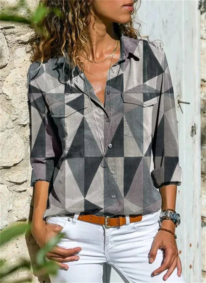 Natasha | Elegant Design Long Sleeve Blouse 6