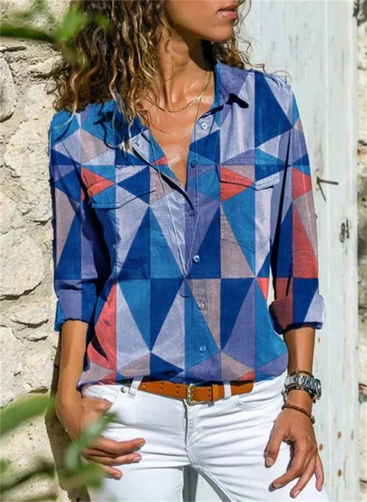 Natasha | Elegant Design Long Sleeve Blouse 8