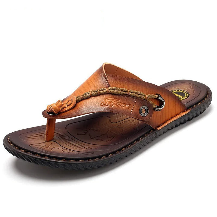 Nathan | Comfortable Leather Sandal 0
