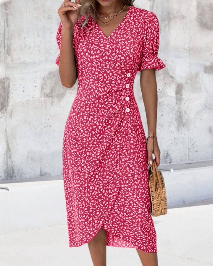 Nicole | Elegant V-Neck Dress 11