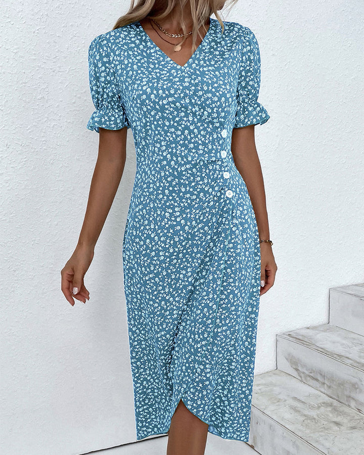 Nicole | Elegant V-Neck Dress 4