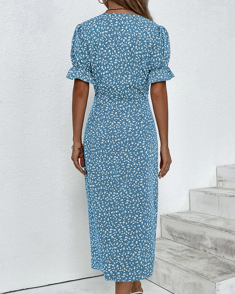 Nicole | Elegant V-Neck Dress 5