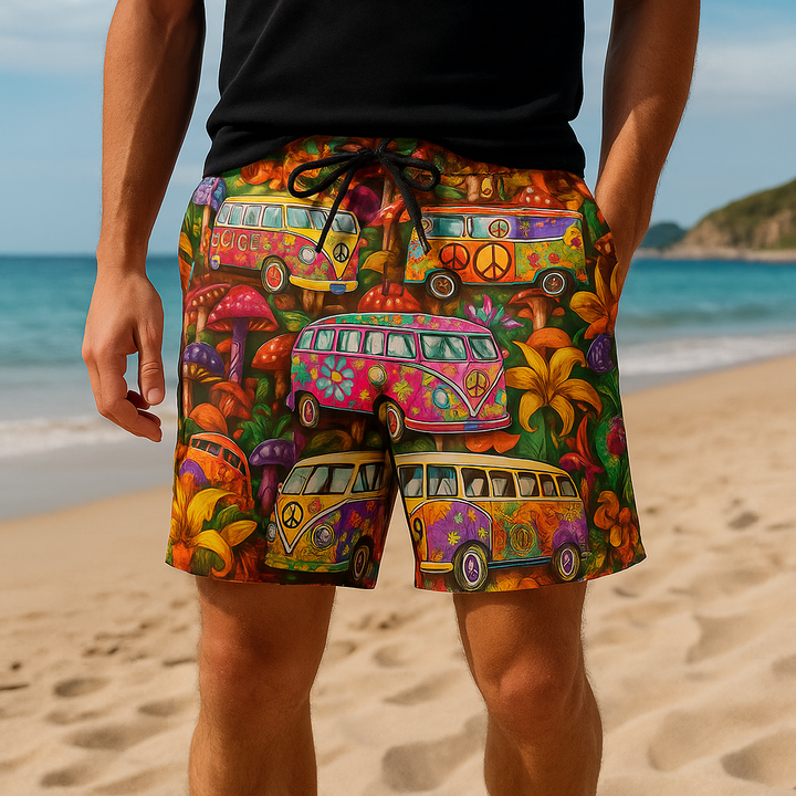 Ninos | Lightweight  Graffiti Print Swim Shorts 1