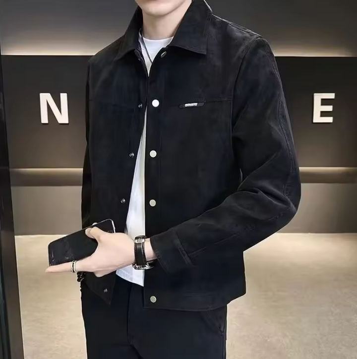 Noah | Stylish Zipper Leather Jacket 3