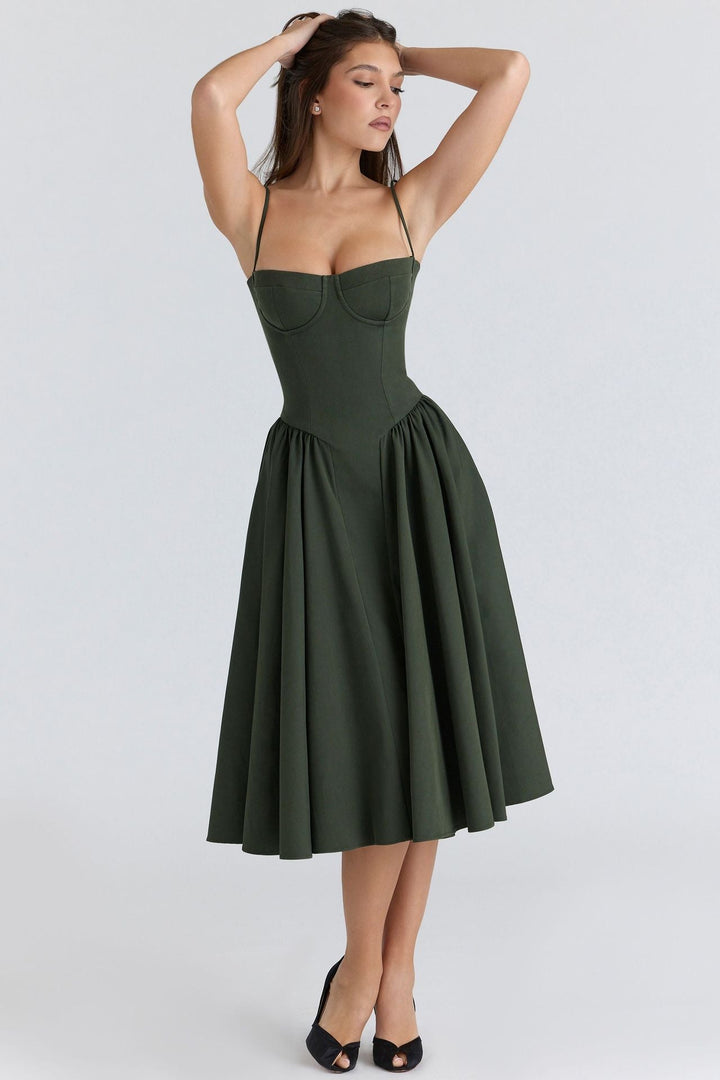 Nora | Elegant Corset Dress – Flowy A-Line Silhouette for Feminine Style 10