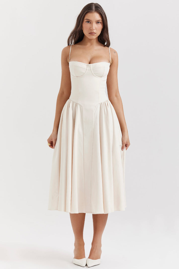 Nora | Elegant Corset Dress – Flowy A-Line Silhouette for Feminine Style 12