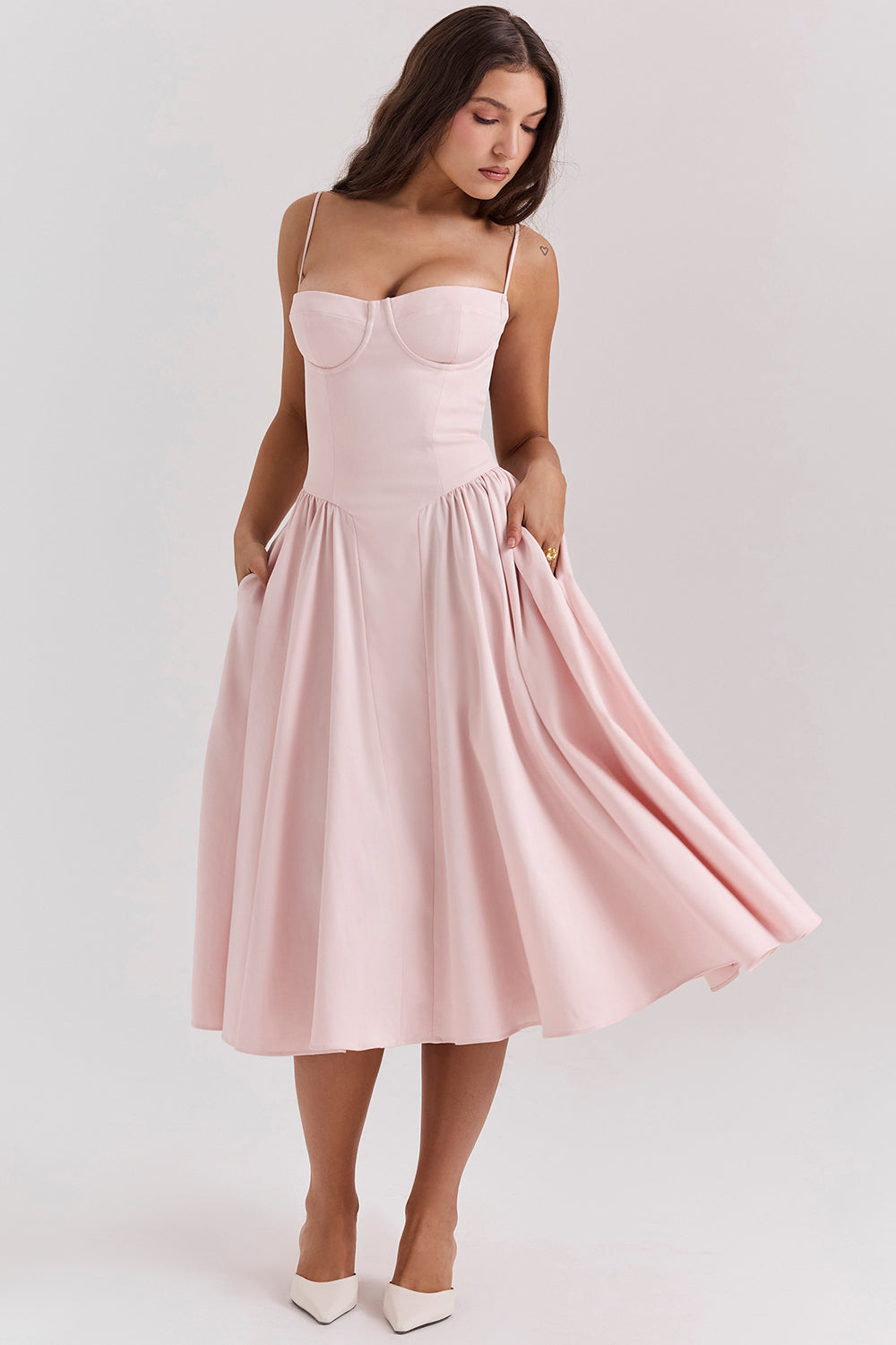 Nora | Elegant Corset Dress – Flowy A-Line Silhouette for Feminine Style 13