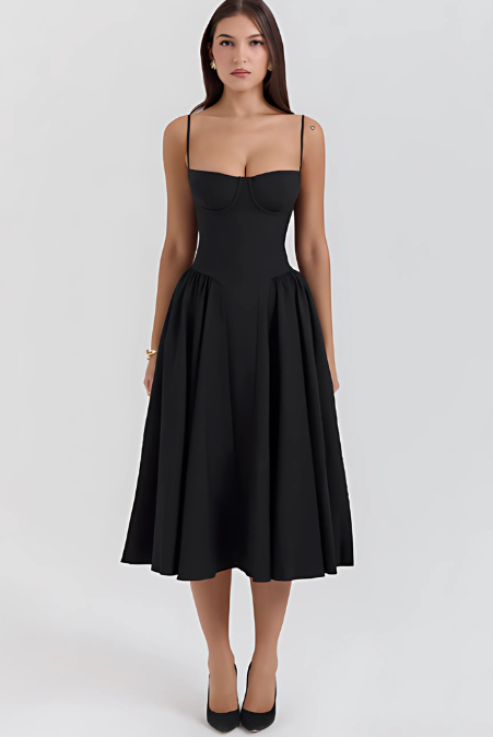 Nora | Elegant Corset Dress – Flowy A-Line Silhouette for Feminine Style 6