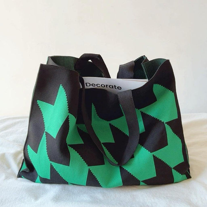 Pauline | Oversized Graphic Canvas Tote Bag 1