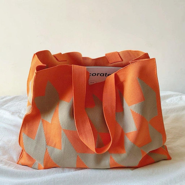 Pauline | Oversized Graphic Canvas Tote Bag 3