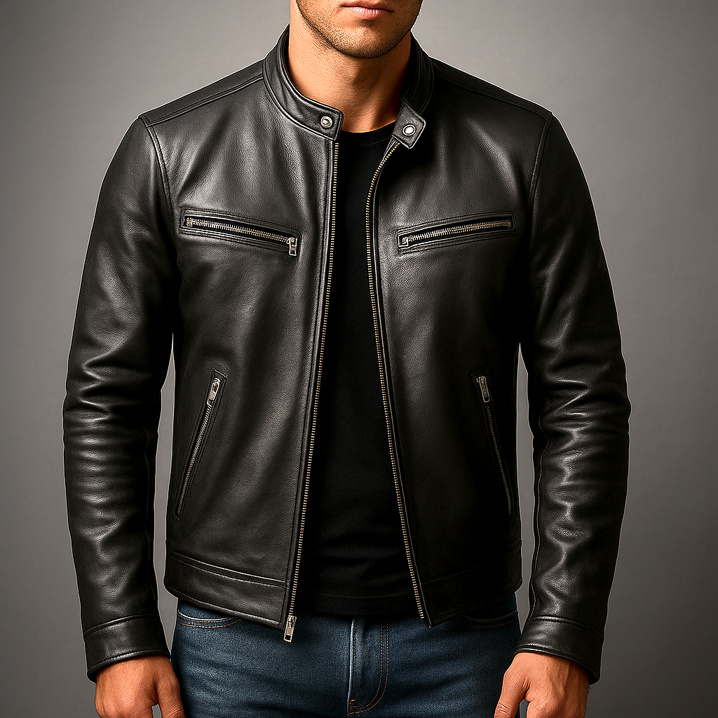 Randy | Classic Vintage Leather Jacket for Men 6