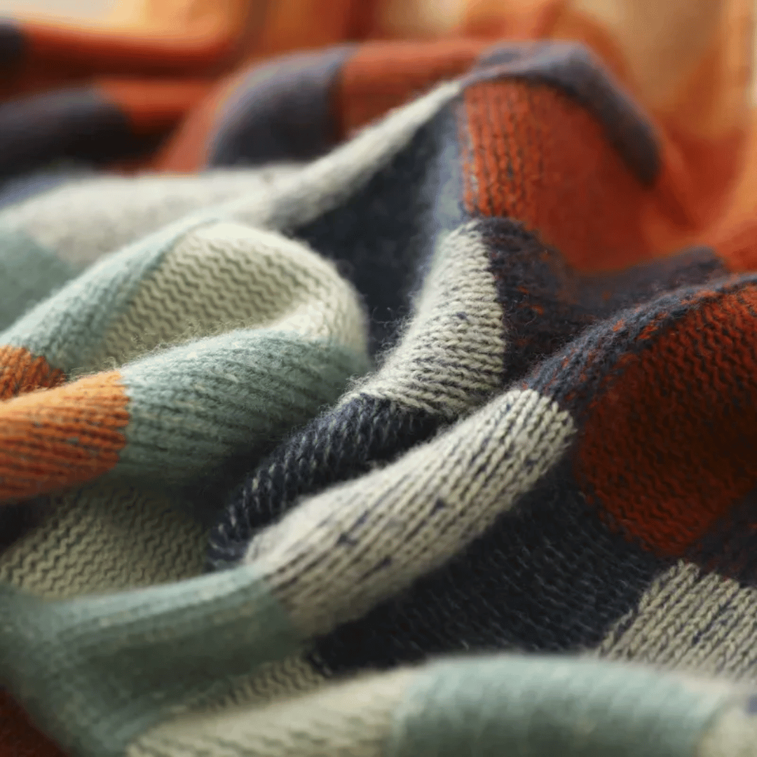 Ravelyn | Cashmere patchwork turtleneck Sweater 5