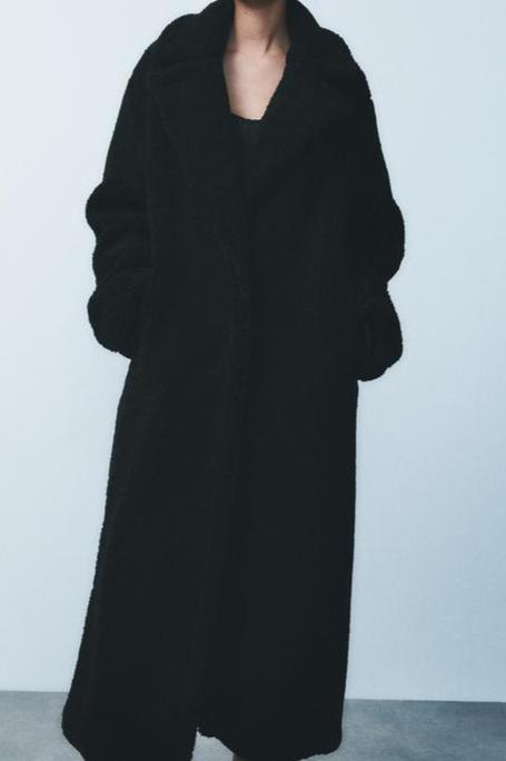 Rose | Comfortable Winter Long Teddy Coat 1
