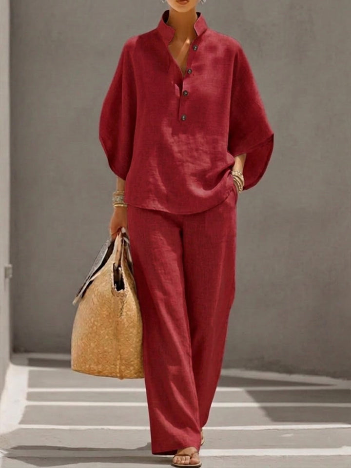 Sabine | Classic and Comfortable Two-Piece Summer Set 5