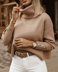 Charlotte | Cozy Cotton Knit Sweater