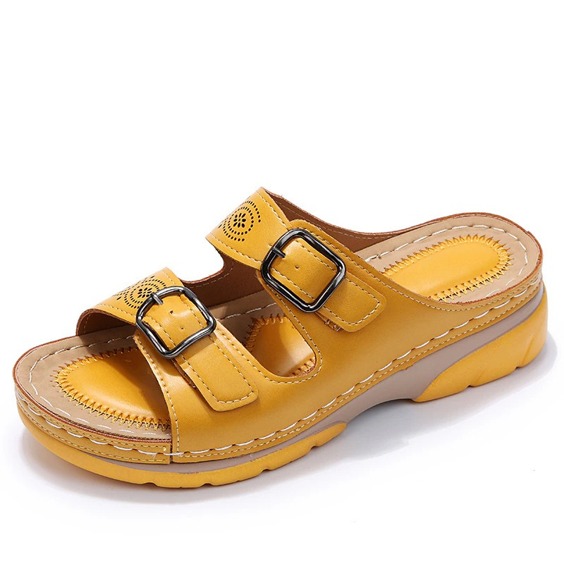 Saren | Women's Mules Open Toe Adjustable Buckles Comfortable Fit 2