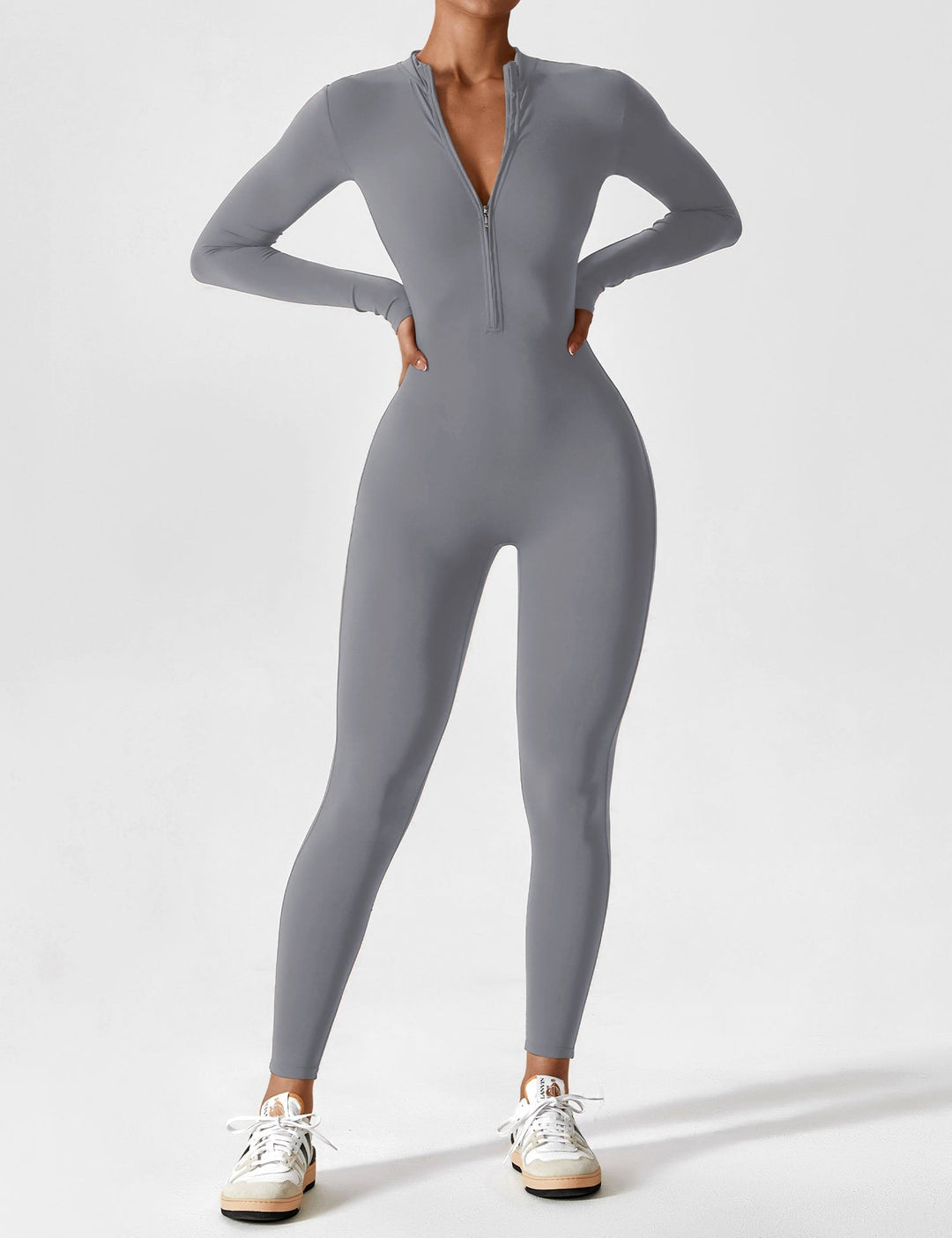 Savannah | Long  Sleeve Zipper Jumpsuit 10