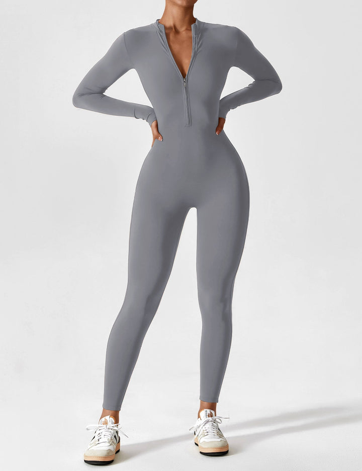 Savannah | Long  Sleeve Zipper Jumpsuit 10