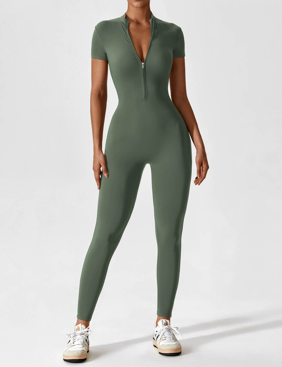 Savannah | Long  Sleeve Zipper Jumpsuit 13