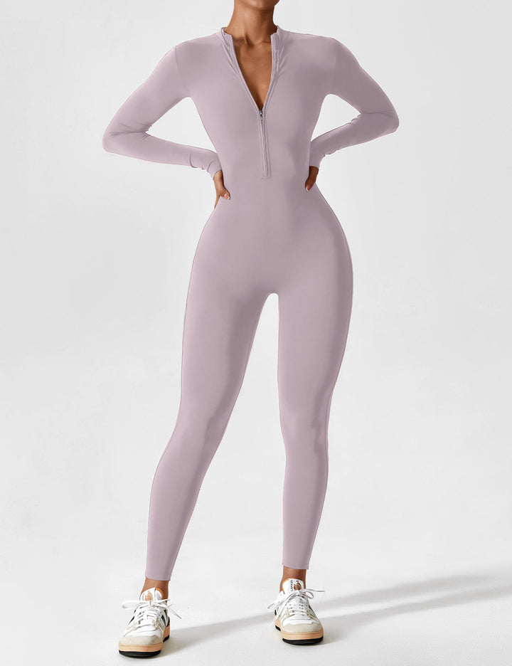 Savannah | Long  Sleeve Zipper Jumpsuit 15