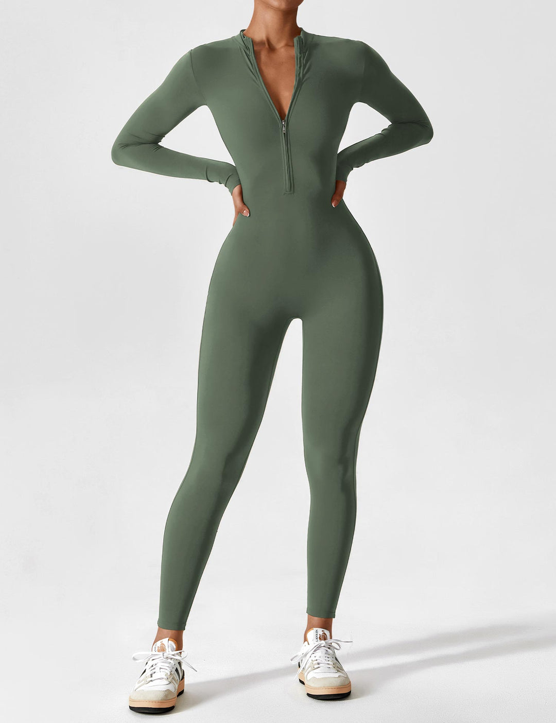 Savannah | Long  Sleeve Zipper Jumpsuit 16