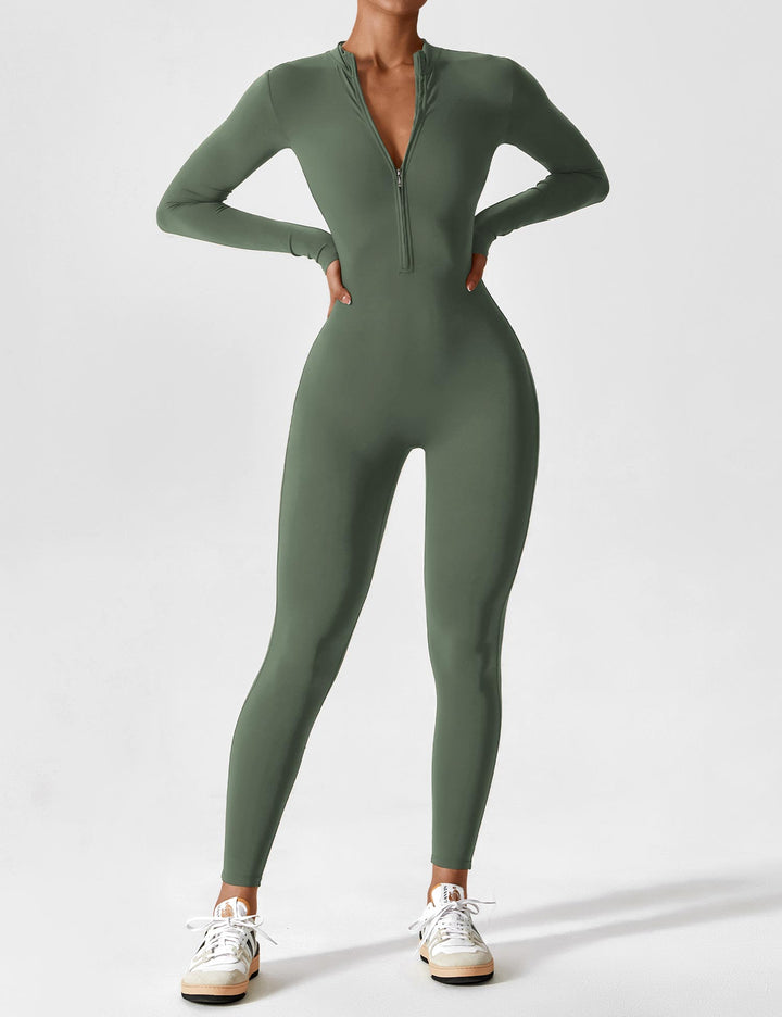 Savannah | Long  Sleeve Zipper Jumpsuit 16