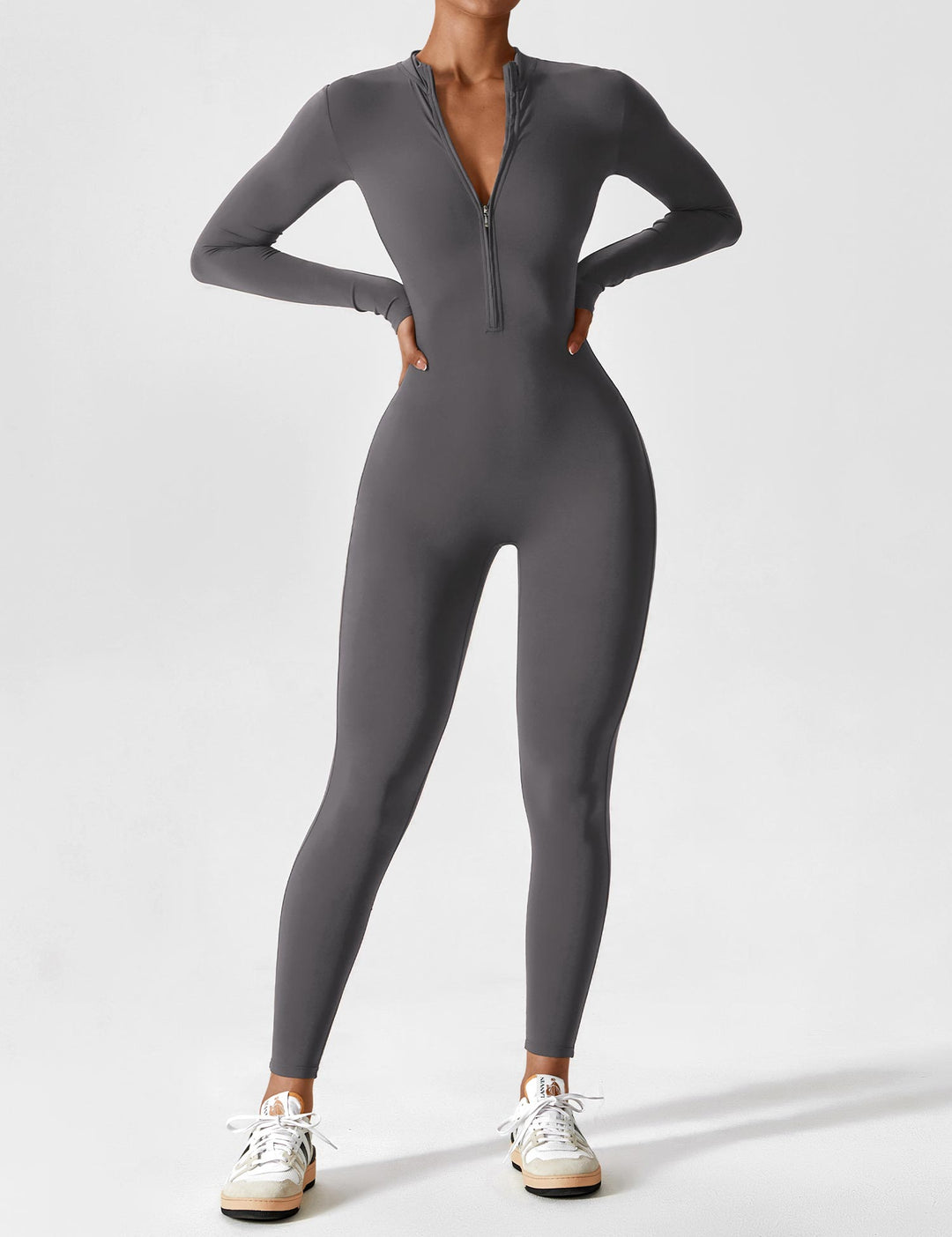 Savannah | Long  Sleeve Zipper Jumpsuit 19