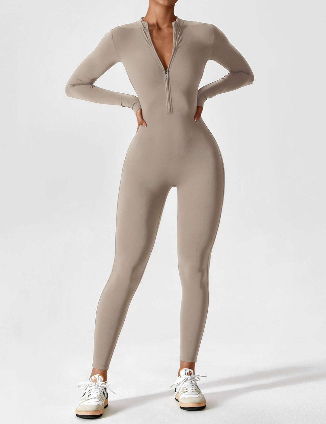 Savannah | Long  Sleeve Zipper Jumpsuit 20