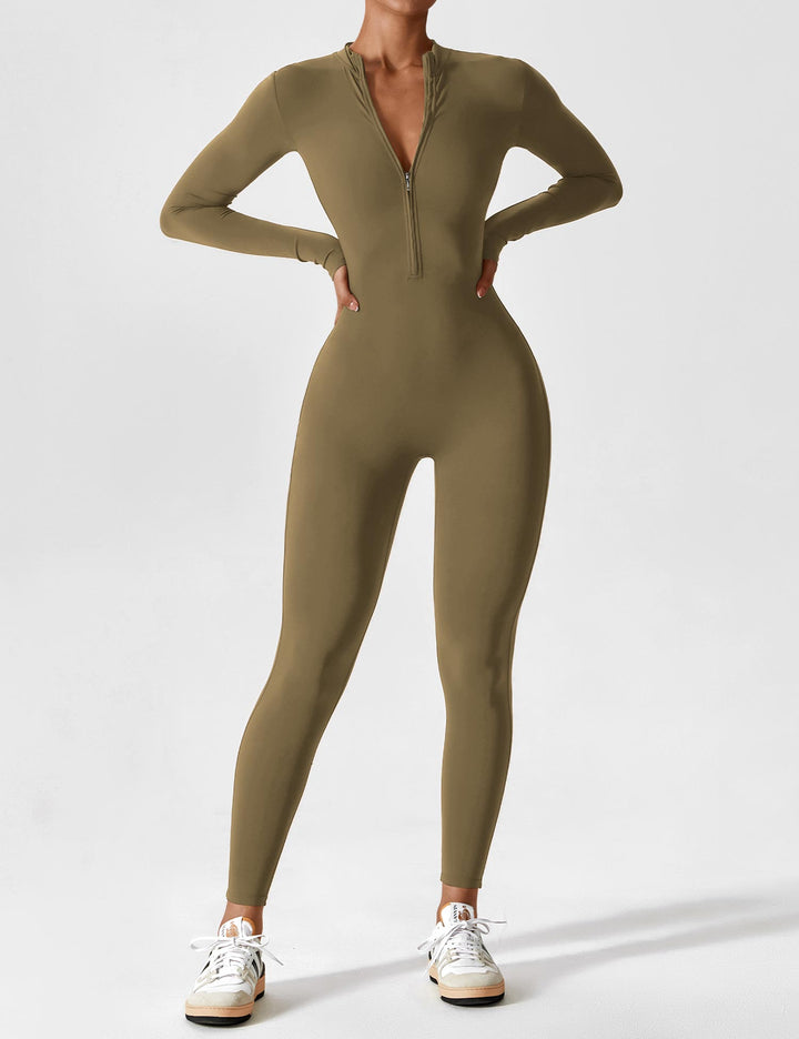 Savannah | Long  Sleeve Zipper Jumpsuit 25