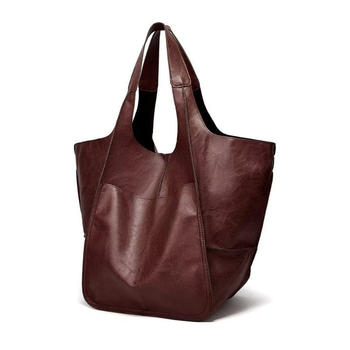 Savannah | Oversized Vegan Leather Tote Bag 10