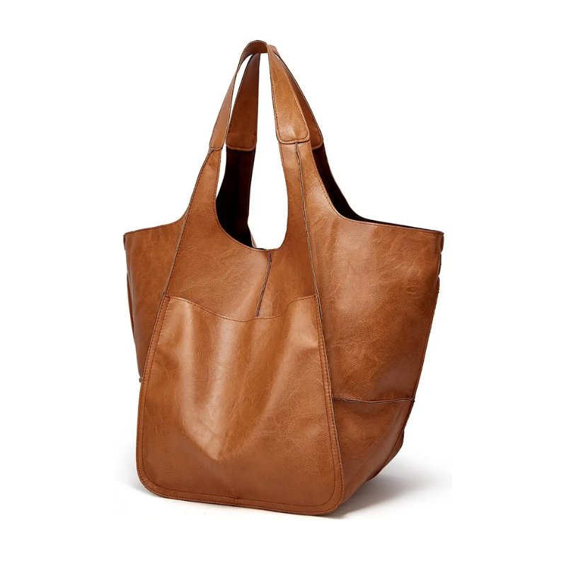 Savannah | Oversized Vegan Leather Tote Bag 12