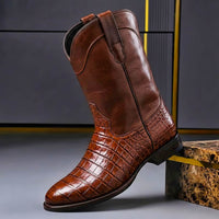 Charlotte | Rugged and Elegant Vintage Leather Boots