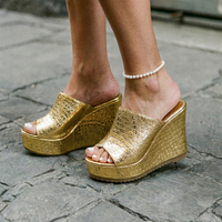 Luna | Sandali con zeppa eleganti e sofisticati
