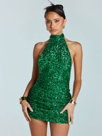 Vivian | Sparkling Sequin Bodycon Mini Homecoming Dress