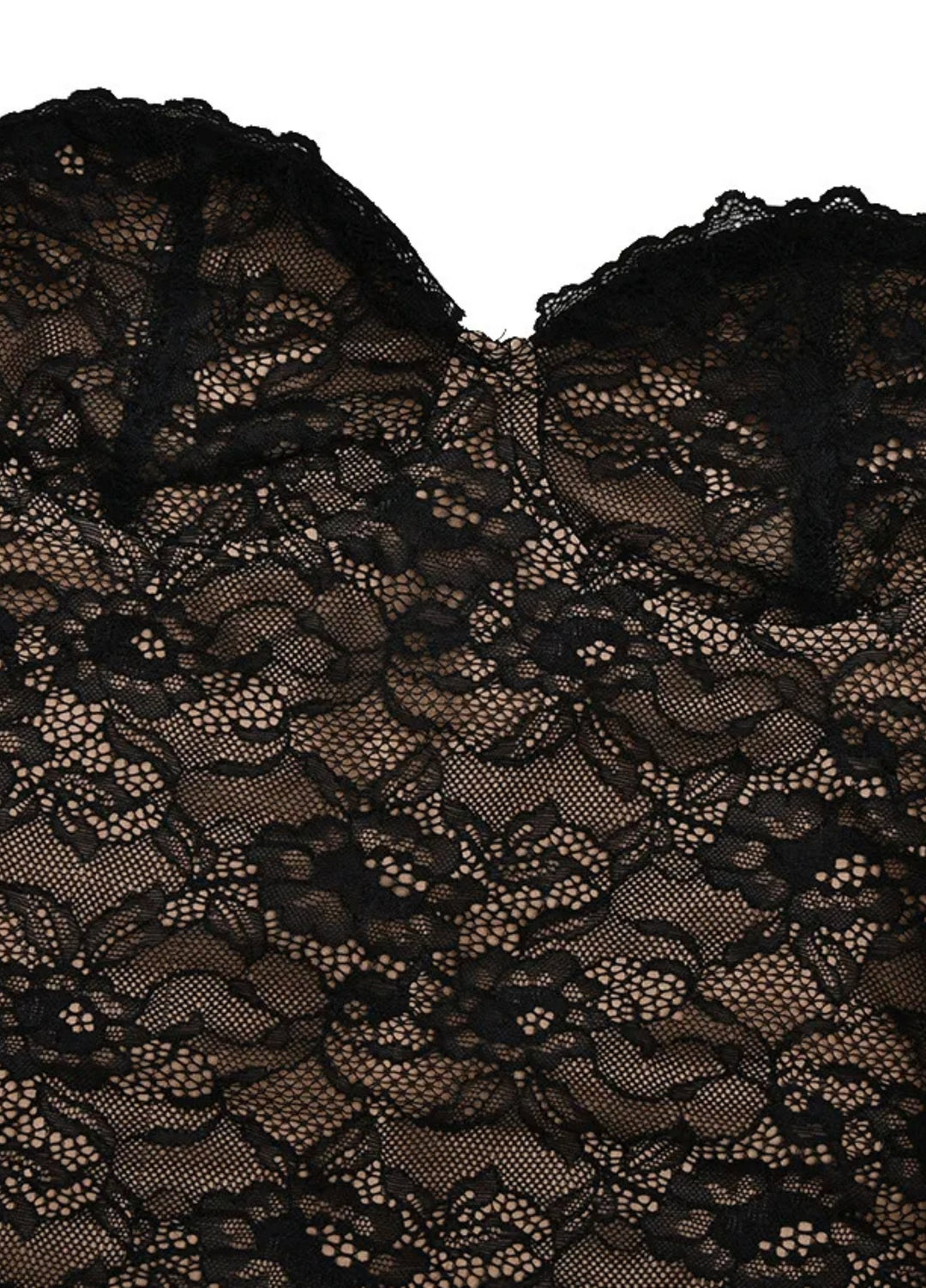 Seraphine | Elegant Black Maxi Dress – Flattering Lace Design for Timeless Style 7