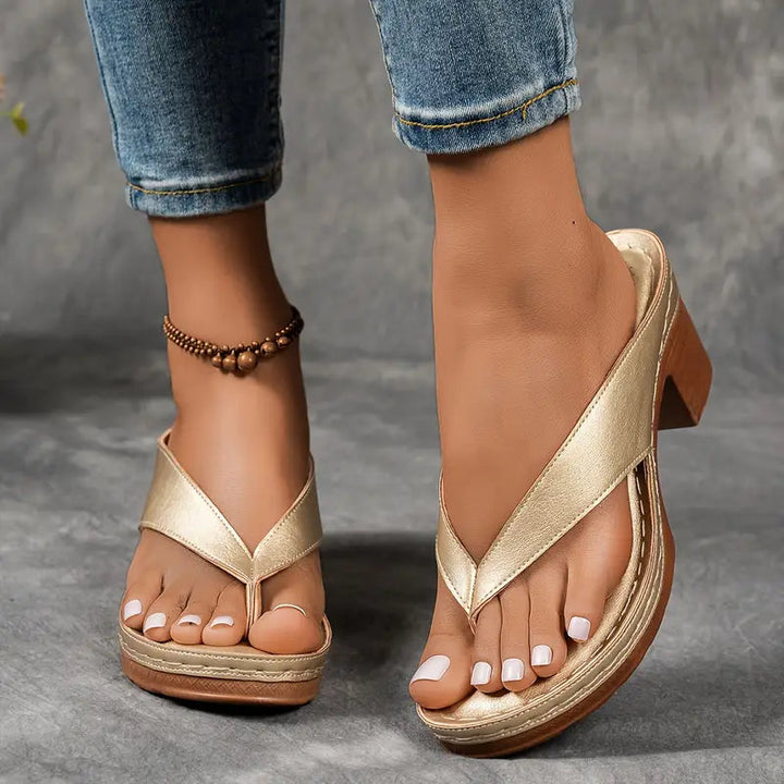 Serena | Orthopedic Comfort Slippers with Ergonomic Heel 1