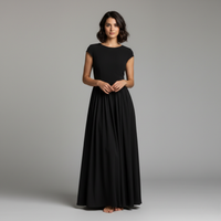 Jessica | Ätherisches, fließendes Maxikleid