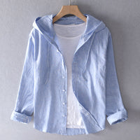 Sian | Leichte Bluse mit Kordelzug und Kapuze
