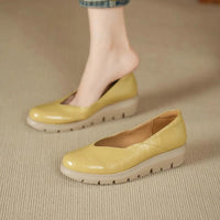 Clara | Elegant and comfortable genuine leather ballerina flats