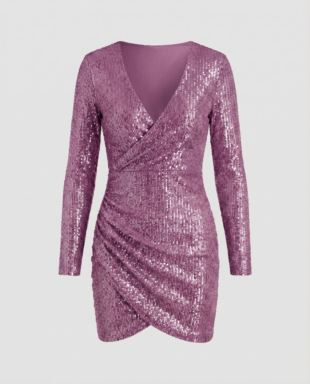 Skyler | Homecoming Dress with Wrap Detail and Ruffles 8