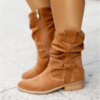 Chloe | Stivali da Donna in Camoscio con Zip