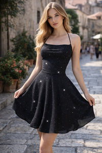 Emma | Dazzling And Glamorous Glitter Party Dress
