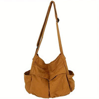 Harper | Casual And Slouchy Multi-Pocket Canvas Tote Bag