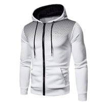 Lucas| Sweat à capuche zippé sportif et dynamique pour hommes
